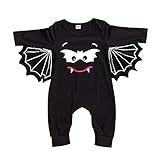 Baby Girl Boy Halloween Jumpsuit Long Sleeve Pumpkin Skeleton Romper Onesie My 1st Halloween Outfits...
