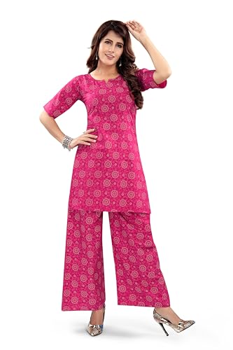 Image of Mom&Bae Women's Pure Cotton Printed Lounge Wear Comfy Night Suit Co-ord Set
