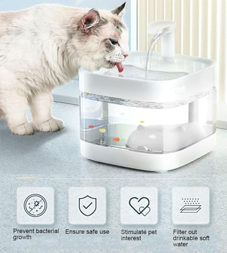 Fuente de agua automática para gatos y perros 3L miniatura 2