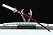 Japanese Anime Sword Demon Slayer Katana Sword, Handmade 1045 Carbon Steel Samurai Katana, Full Tang Handmade Sharp Cosplay,Real Weapons (Rengoku Kyoujurou Knife)
