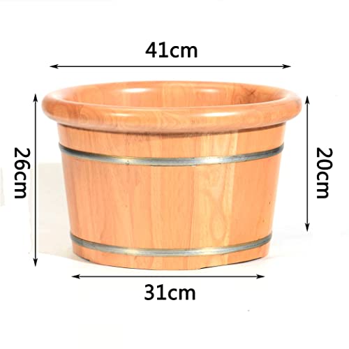 Baño de pies de madera sólido con acupresión de pie miniatura 7