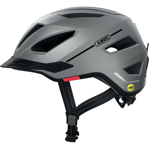 Casque de velo avec visiere ABUS Pedelec 2.0 MIPS et capuche de pluie homme femme