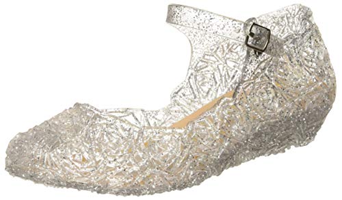 Little-Peach L-Peach Sandalias de Princesa Para Ninas Disfraz Para Halloween Fiesta Cumpleanos Navidad, Blanco, EU26/CN28 16,5cm