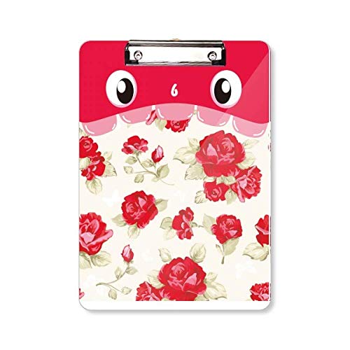 Porte-bloc à dessin rose rouge A4 rigide de qualité supérieure
