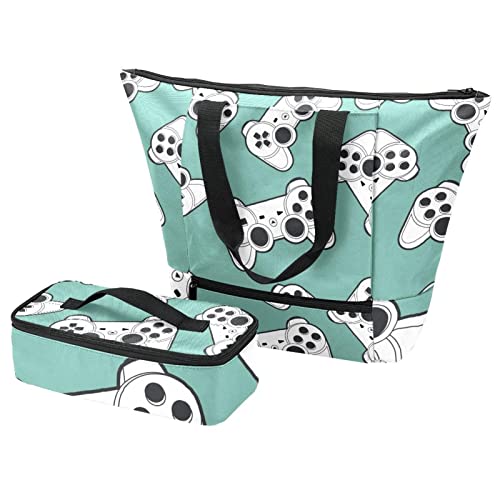 Sac fourre-tout galaxie et lunch box pour le déjeuner au travail, à l'école et en pique-nique