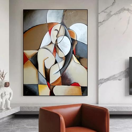 Peinture Picasso Le Rêve sur toile vintage de qualité 70x90cm
