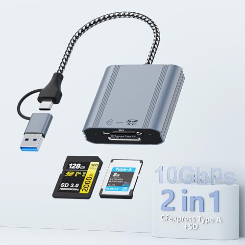 Lecteur CFexpress Type A 10Gbps USB-C pour libérer la vitesse de vos transferts vidéo et photo