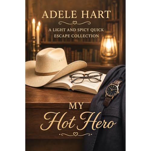 My Hot Hero Audiolibro Por Adele Hart arte de portada