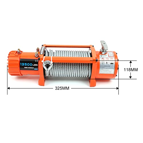 Winche eléctrico SCITOO 13500Ibs 24V 4WD ATV UTV miniatura 4