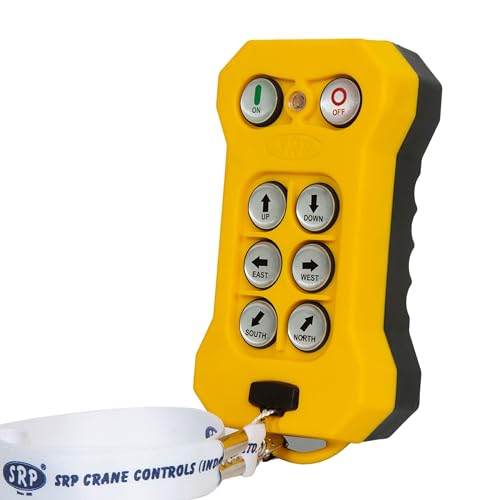 Image of SRP 6-Button Wireless Remote Control for Crane & Hoist | Single Speed | Electric Lifts & Hoists | ROBUSTRONIC Series | 220V AC