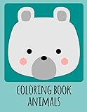  coloring book animals: Coloring Book ,Relax Design for Artists with fun and easy design for Children kids Preschool: 3 (Kids Craft)