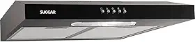 SUGGAR DEPURADOR DE AR SLIM 60CM 3 VEL. PRETO 110V DPS161PT