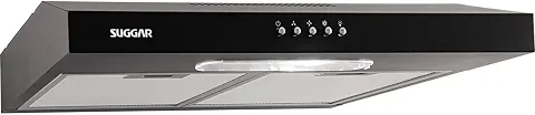 SUGGAR DEPURADOR DE AR SLIM 60CM 3 VEL. PRETO 110V DPS161PT