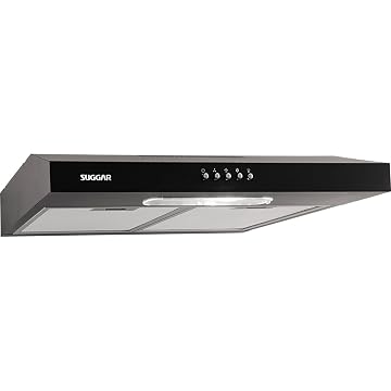 Suggar Depurador Slim 60cm 3 Velocidades Preto