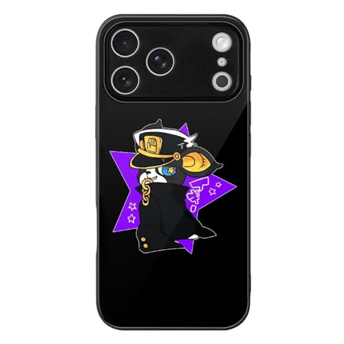 iPhone17 Pro Max用ケース ジョジョの奇妙な冒険 イギー アイフォン17 Pro Max用ケース スマホケース TPU 強化ガラス 耐衝撃 おしゃれ かわいい 擦り傷防止 指紋防止 互換性のある 2025新型