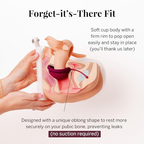 Image of Pixie Menstrual Disc for Feminine Care - Ranked 1 for Best Tampon Alternative Period Disc - 100% Medical-Grade Silicone - Removes Like a Tampon - Wear 12 Hours - Capacity of 7 Tampons (Large)