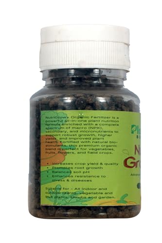 Image of PLANT'S BUDDY Nutri Grow+ Advanced Organic Plant Fertilizer for Plants Home Garden | Complete NPK Nutrition with Micronutrients with Humic, Fulvic & Seaweed Extract | Plant Growth Fertilizer - 100g