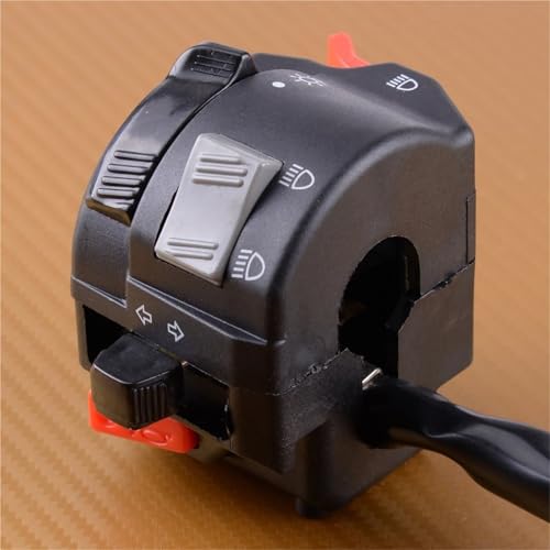 Interrupteur moto 22mm pour réparer commande de phare klaxon et clignotant