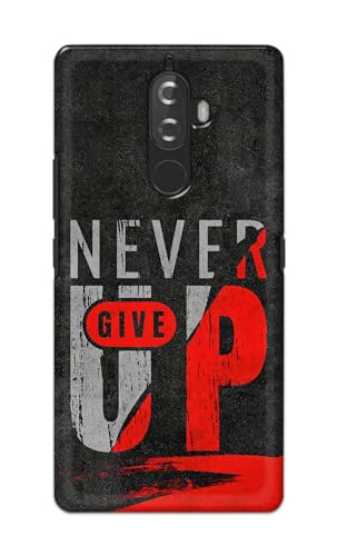 Image of Printed Hard Back Cover for Lenovo K8 Note Back Cover (Never Give Up) -190724(DP)