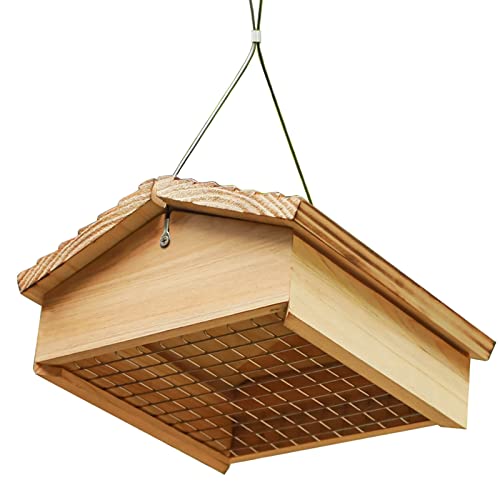 STARSWR Suet Upside Down Bird Feeder,10