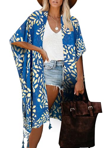 Image of Breezy Lane Kimonos for Women Swimsuit Coverups Beach Cover Up Swimwear Cardigan Summer