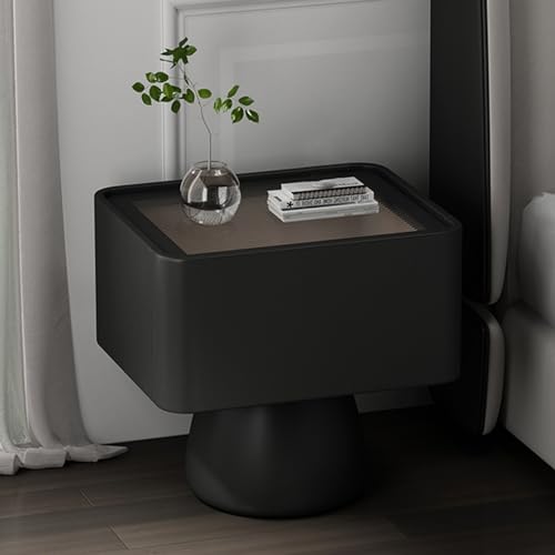 Table de chevet en bois orange meuble de nuit chaleureux pour réveiller votre déco