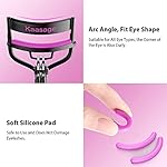 Kaasage Eyelash Curler with Pads, Lash Curler with 5 Extra Silicone Replacement Pads, Achieve Perfect Curls in 5 Seconds - Image 3