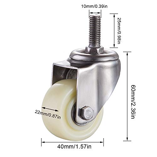 Jolan Rotelle di Trasporto in Nylon,Rotelle per