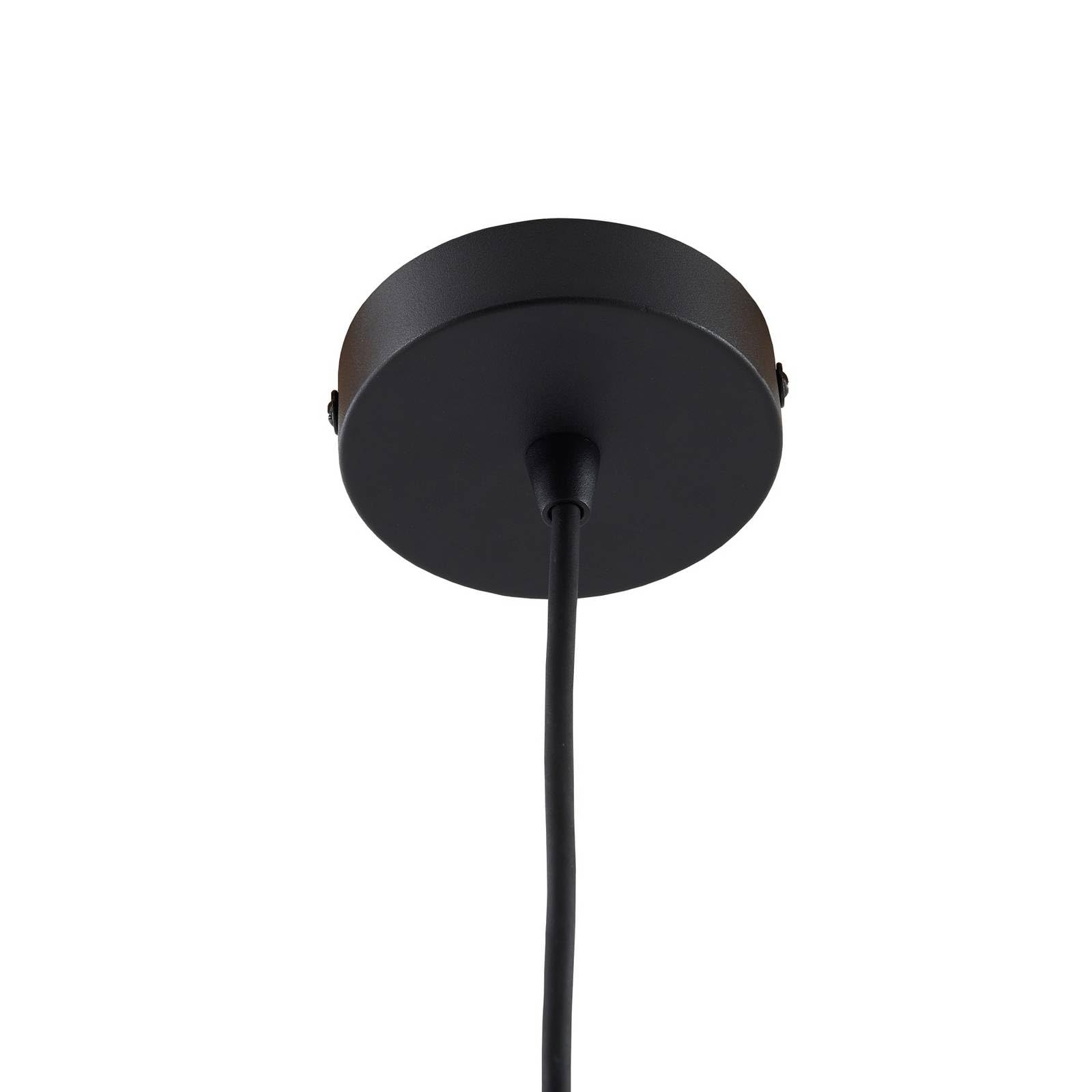 Lucande Marrin Suspension Noir Métal E27 Intensité Variable Moderne