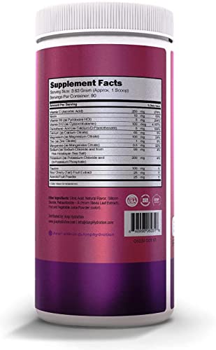 Junp Hydration Electrolyte Powder, Electrolytes Drink Mix, Hydration Mix, Sugar Free, Gluten Free, 0 Calories, 0 Carbs, Keto Friendly, Kosher, 90 Servings. (Grape) #TOP2