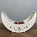 BIUDUI Moon Vajilla Postre Almacenamiento De Alimentos Moon Star Plato De Cena Bandeja De Madera Moon Srar Platos De Postre Bandeja De Madera Rústica Luna Creciente Bandeja De Repostería Decoraciones