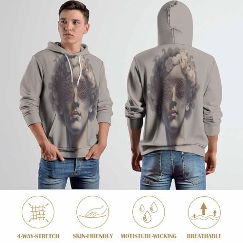 Pull Imprimé en 3D Thème Grotesque Idéal pour Vos Sorties Streetwear - 5