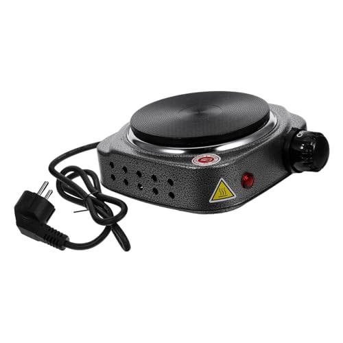 HEALEEP Mini Calefactora Eléctrica Portátil Compacto para Oficina Camping y Autocaravanas Cinco de Temperatura Ajustables Compatible con Utensilios