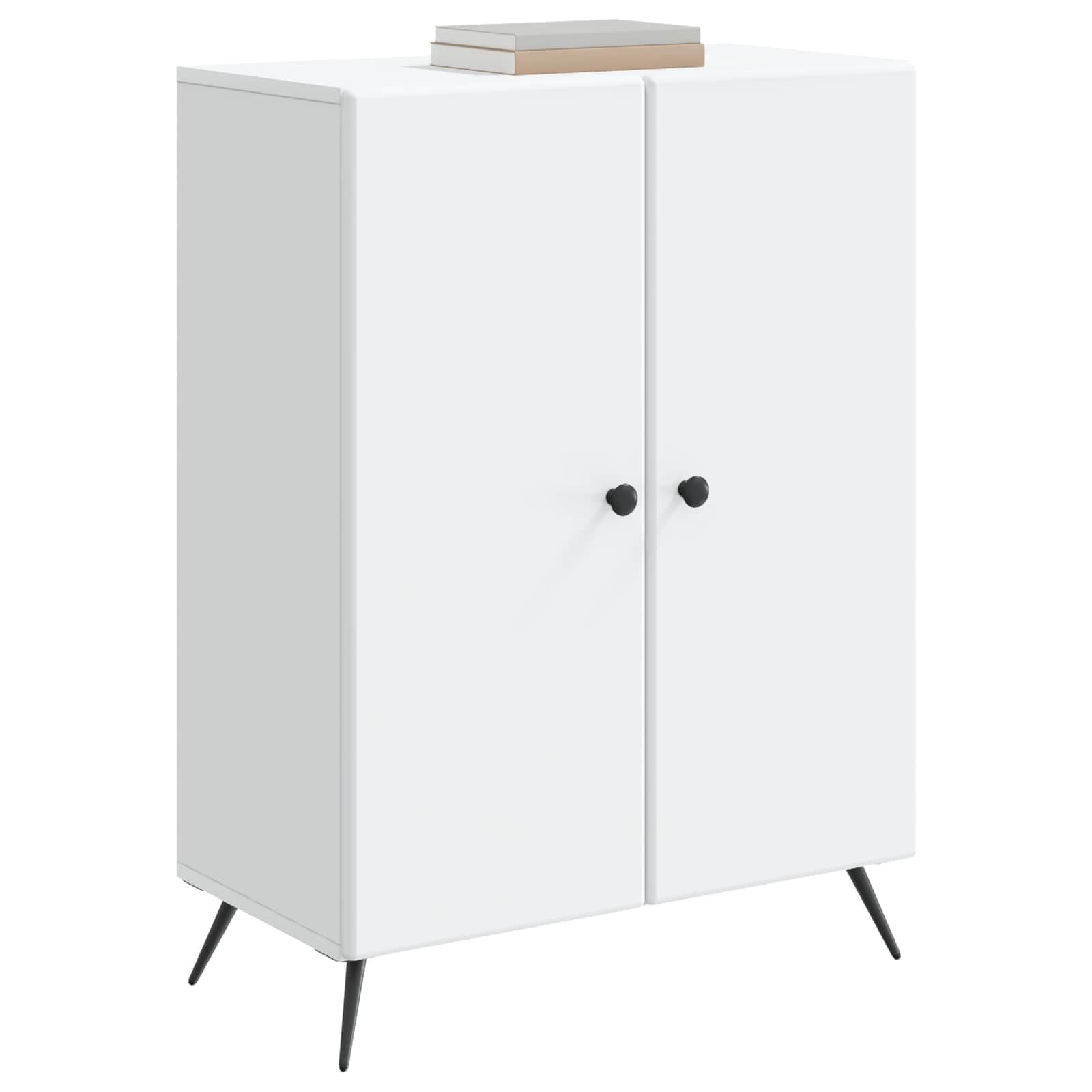Credenza bianca 66 x 34,5 x 90 cm credenza in legno
