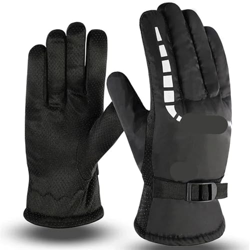 Guantes Moto Guantes de ciclismo de invierno impermeables antideslizantes for deportes al aire libre esquí ciclismo Motocycle guantes cálidos accesorios de equipos de Moto Unisex Guantes Moto Hombre