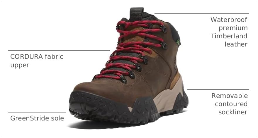 Image of Timberland Motion Scramble Mid Lace Up Waterproof