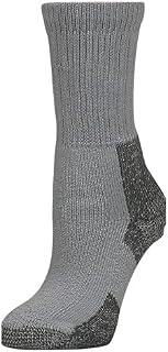 Helicase Thorlos Mens Hiking Maximum Cushion Crew Socks 3 Pair Pack, Grey, X-Large sock rings