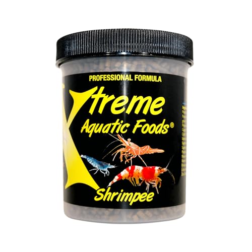 Xtreme Shrimpee 3mm Sinking Sticks: Nutrient-Rich, High-Vitamin Daily Fish Food for Shrimp, Corys, and Loaches, Ideal for Nano Tanks, Natural Treat for Vibrant Health - USA Farm Grown (3oz)