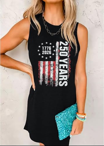 Image of Sun Salt Sand Coconut Tree Sleeveless Mini Dress Women Casual Summer Beach Vacation Dress Workout Tank Dress