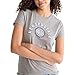 Aeropostale Circle Crest Graphic Tee, Medium Heather Grey, S