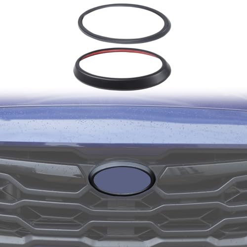 Cubierta de anillo para emblema trasero de coche Subaru Crosstrek 2024 2025 accesorio negro mate
