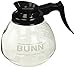 BUNN Coffee Pot Decanter/Carafe, 2 Black Regular and 1 Orange Decaf, 12 Cup Capacity, Set of 3