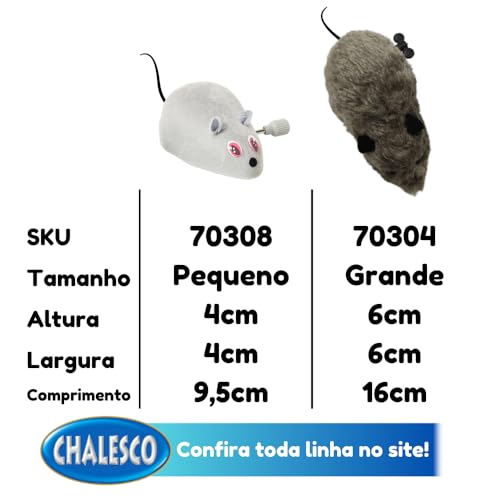 Chalesco Ratinho Corda Grande Para Cães