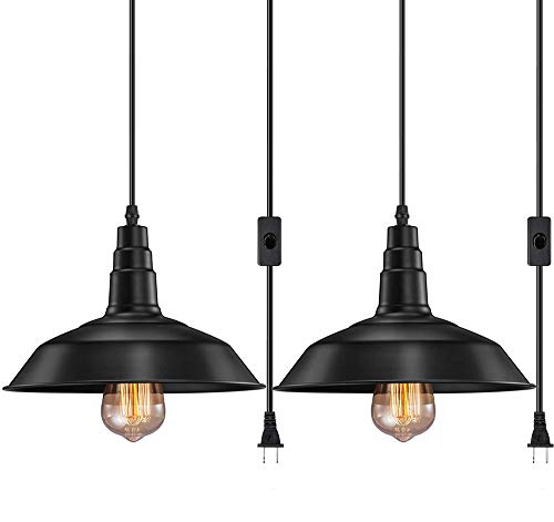 Preisvergleich Produktbild SXMY Retro Schmiedeeisen Industrie Kronleuchter LED Pendelleuchte Innendeckenleuchte Dekorative Leuchten für Wohnzimmer Schlafzimmer-black-2Lights