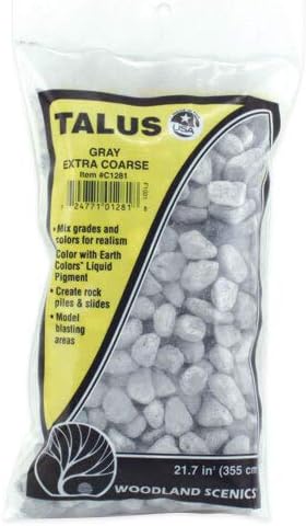 Woodland Scenics - Bolsa de talus extra gruesa color gris en Woodland Scenics - Bolsa de talus extra gruesa color gris en
