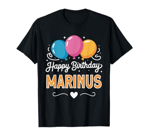 Feliz cumpleaños Marinus Camiseta