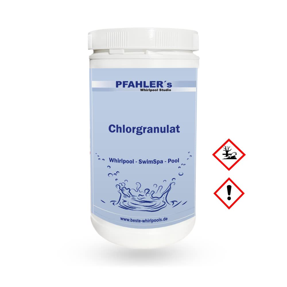 pH Senker und Heber + Chlorgranulat Sparset Whirlpool Wasserpflege. pH Minus pH Plus Chlor Whirlpool Spa Pool