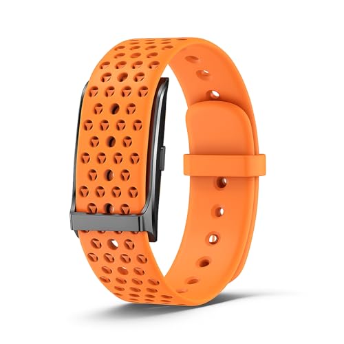 Elprico Tracker Fitness Senza Schermo, Braccialetto Intelligente con Batteria da 45 Giorni, Fascia da 10 M di attività Impermeabili e Monitor per il Sonno per Uomini e Donne (ORANGE)