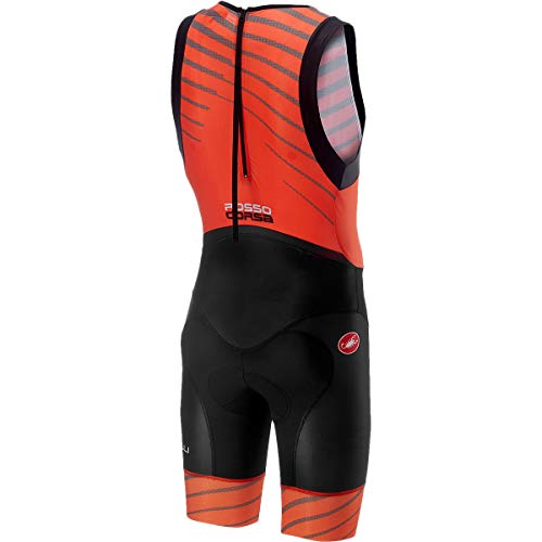 CASTELLI Short Distance Race Suit Orange miniatura 2
