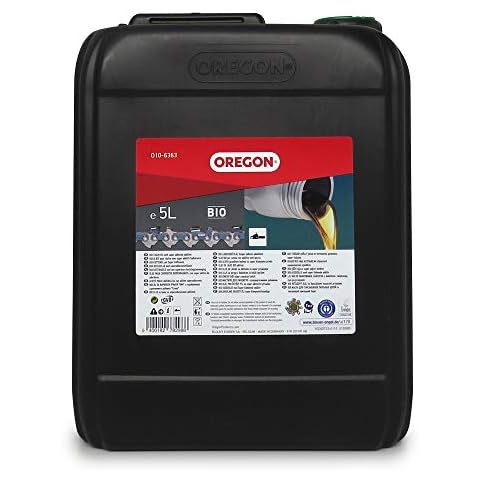 Oregon Bio-Kettenöl, Biologisch abbaubares Schmiermittel für Motorsägen (5-Liter-Kanister) Cover